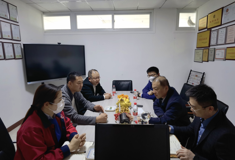 淄博市高新区管委会刘大力主任莅临js4399金沙导航调研指导